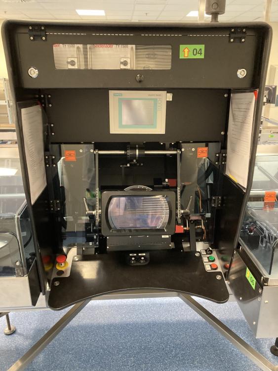 Semi-automatic inspection machine for vials SEIDENADER V90-AVSB/60-LR