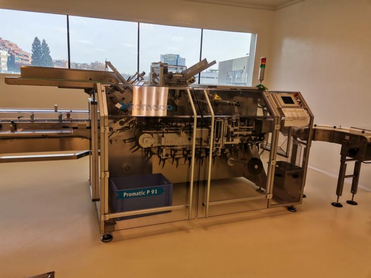 Tube line for plastic tubes ROMACO Unipac 20100