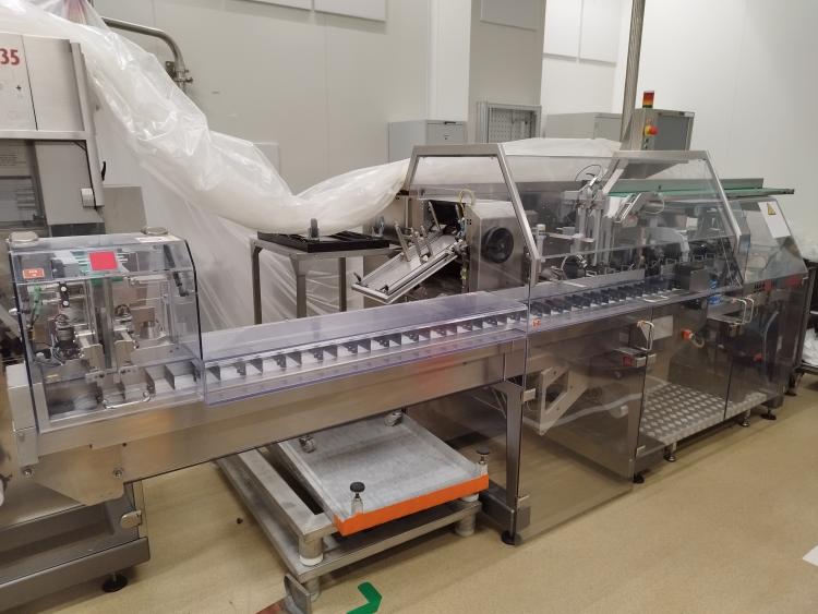 Blister line IMA TR135 with cartoning machine IMA A83