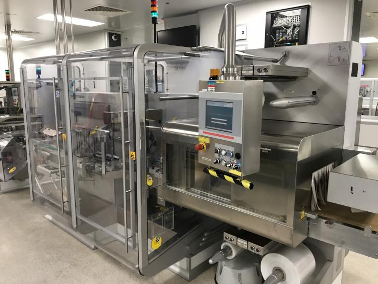 Blister line for blisters PVC/Aclar IMA C90