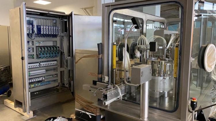 Powder line for vials Bausch & Stroebel
