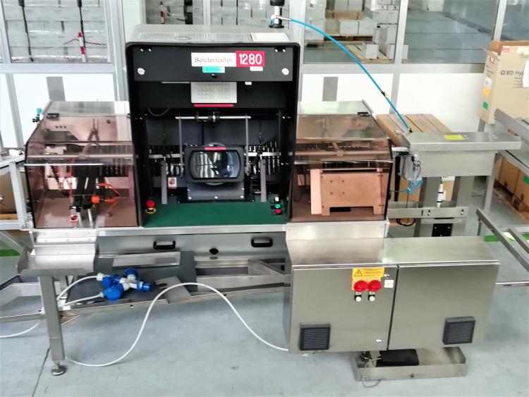 Semi-automatic inspection machine for syringes SEIDENADER