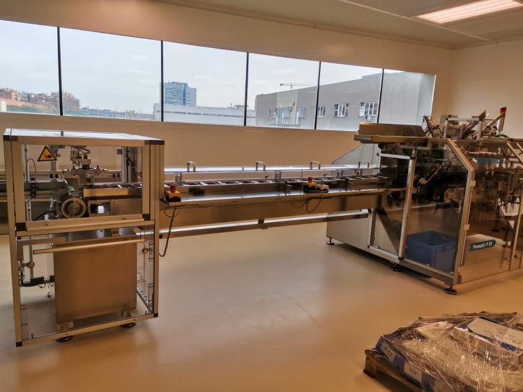 Tube line for plastic tubes ROMACO Unipac 20100