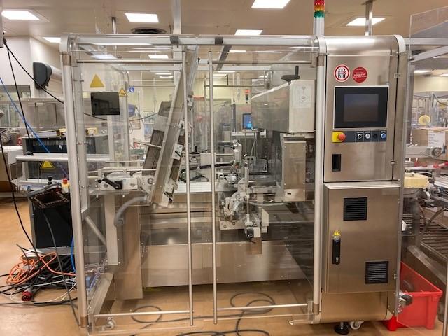 Combined sideloading case packer and palletizer PESTER PEWO FORM SLP 2k