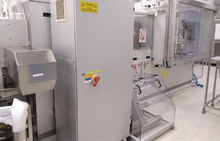 Blister line for blister Alu/Alu Uhlmann 1030 with cartoner Uhlmann C130