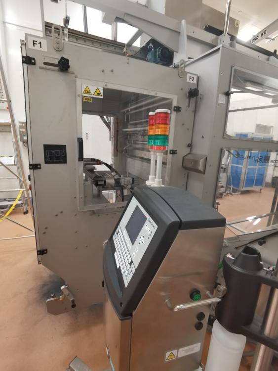 sachet powder line Schmucker Tenax 8L + cartoner Bergami AS 200L