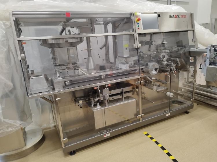 Blister line IMA TR135 with cartoning machine IMA A83